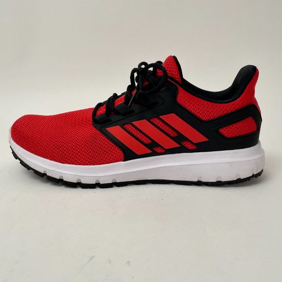 Men's Adidas Energy Cloud 2 Red Black Colourway Runners Sneakers, Size 10.5 - Picture 2 of 10
